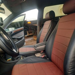 Чохли на сидіння, модельні авточохли для Шевроле круз (Chevrolet Cruze II 2008-2014, екошкіра лайт, повний комплект