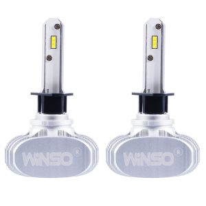 LED автолампа Winso H1 12/24V 6000К 4000Lm 50W CSP Cree Chip 19х19, 2шт