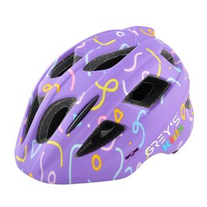 Велосипедний шолом дитячий Grey’s S фіолетовий матовий