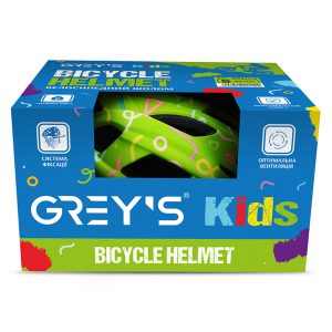 Велосипедний шолом дитячий Grey’s S зелений матовий