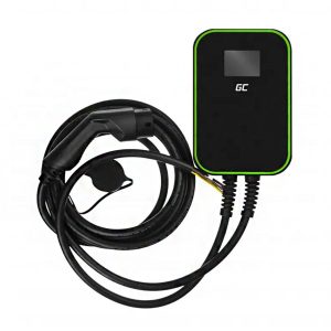 Зарядний пристрій Green Cell Wallbox EV PowerBox 22кВт з кабелем Type2 6м для заряджання електромобілів