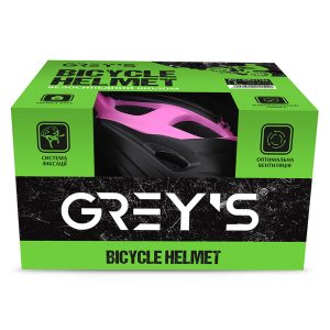 Велосипедний шолом Grey’s L чорно-фіолетовий матовий