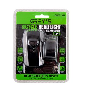 Ліхтарик на велосипед Grey’s LED 1xCree XP-G 400lm 1050mAh microUSB