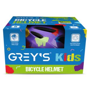 Велосипедний шолом дитячий Grey’s М фіолетовий матовий