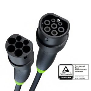 Зарядний кабель для електромобілів Green Cell Snap Type 2 11кВт 7м
