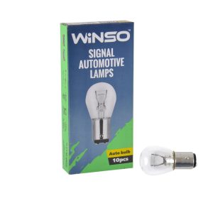 Лампа розжарювання Winso 12V P21/5W 21/5W BAY15d, 10шт