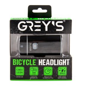 Ліхтарик на велосипед Grey’s LED 2xCree XP-G 500lm 1800mAh microUSB