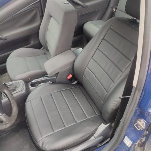 Чохли на сидіння, модельні авточохли для Volkswagen Caddy III, екошкіра лайт, повний комплект