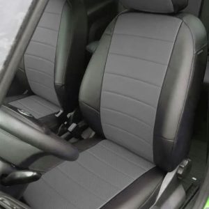 Чохли на сидіння, модельні авточохли для Ауді (Audi A4 I (B5) 1999-2001, екошкіра лайт, повний комплект