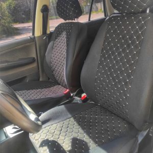 Чохли на сидіння, універсальні авточохли для Suzuki Vitara, тканина + алькантара, повний комплект